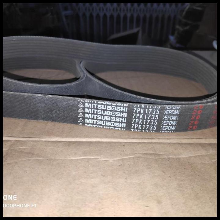 TERMURAH MITSUBOSHI FAN BELT 7PK1735 EPDM TALI KIPAS FANBELT 7PK 1735