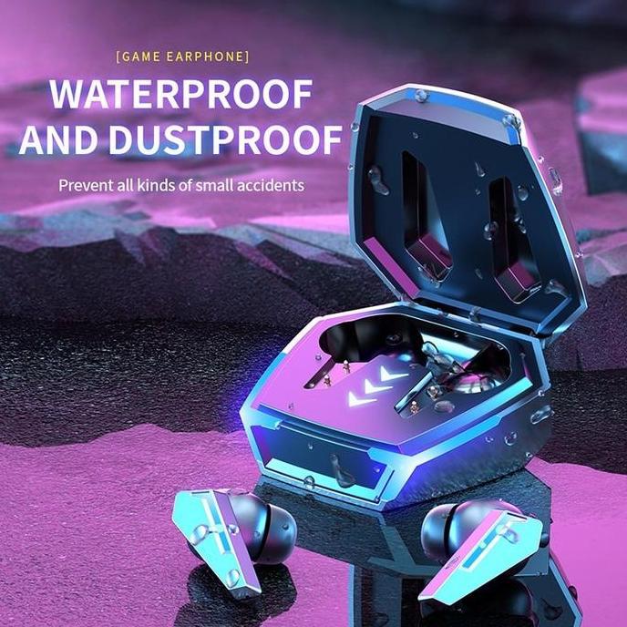 DS36 - M10 TWS Game Bluetooth Earphones Wireless Headphones TWS Stereo Bass Menyentuh Mikrofon Earbu