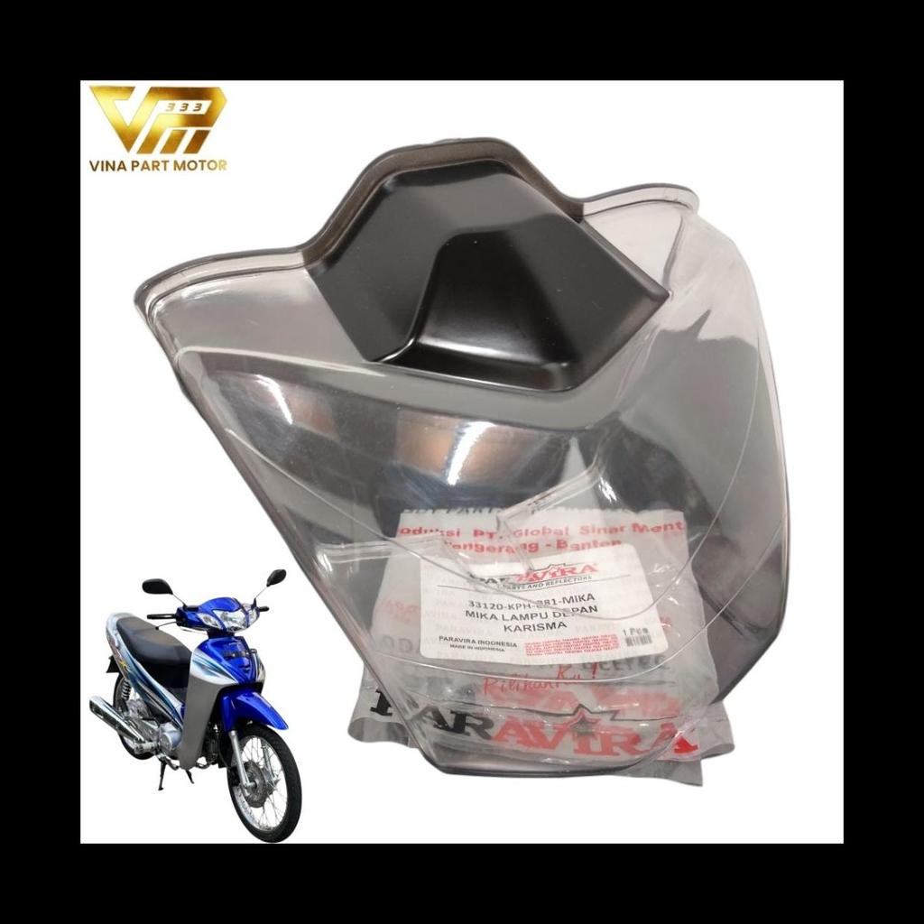mika kaca reflektor lampu depan karisma D X 125 KPH