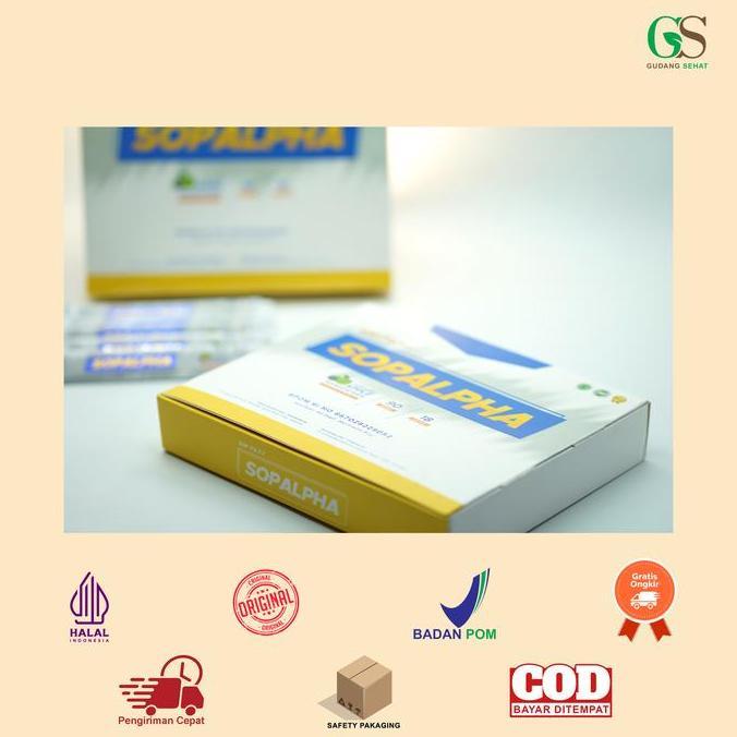 MANADO SOPALPHA 1 Box 18 Sachet ORIGINAL BPOM HALAL
