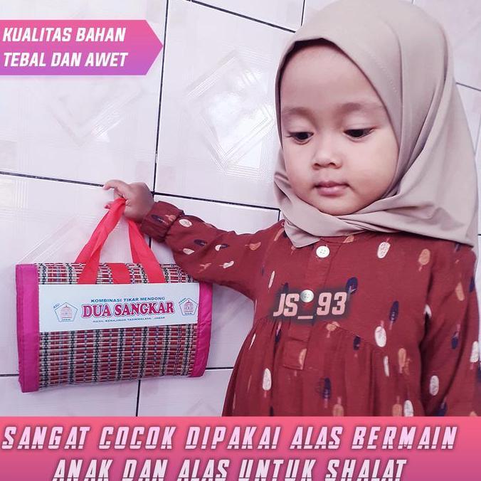 Lengkap- Tikar Lipat Anak / Tikar Sejadah