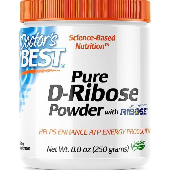 Doctor's Best Pure D-Ribose Powder + BioEnergy Ribose Enhance ATP 250g