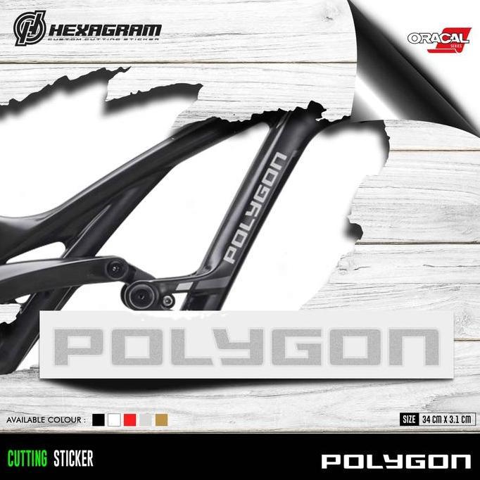 Murah Cutting Sticker Sepeda POLYGON | Stiker Cutting Sepeda POLYGON Non COD