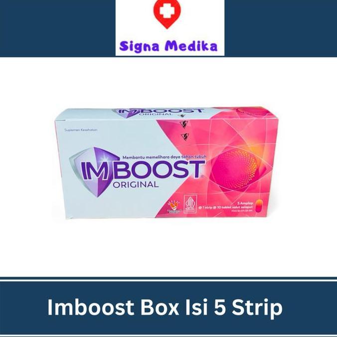 Imboost Tablet (1box Isi 5strip @10tablet) - Vitamin Daya Tahan Tubuh