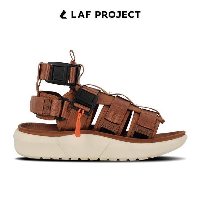 Promo Laf Project - Sandal Travel Sendal Kasual Pria - Montagne - Brown