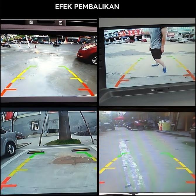 AutoGlide Kamera Mobil Cermin Spion Full HD 1080P, DVR Mobil dengan Kamera Belakang, Otomatis Switch