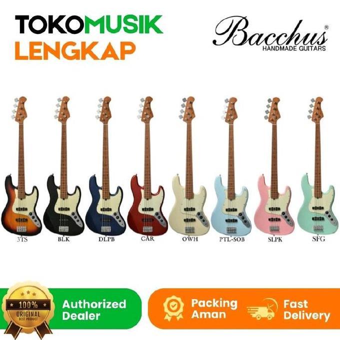Murah Gitar Bacchus Universe Bass BJB-1RSM/M Gitar Bass Bacchus BJB1RSM M Gitar Bacchus BJB 1RSM Map