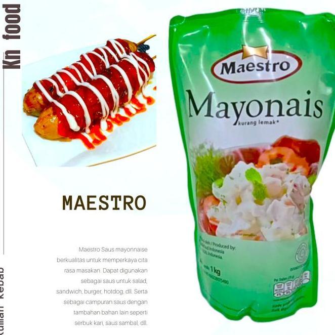1 Dus Maestro Mayonaise 1Kg Pouch 10 Kg Maestro
