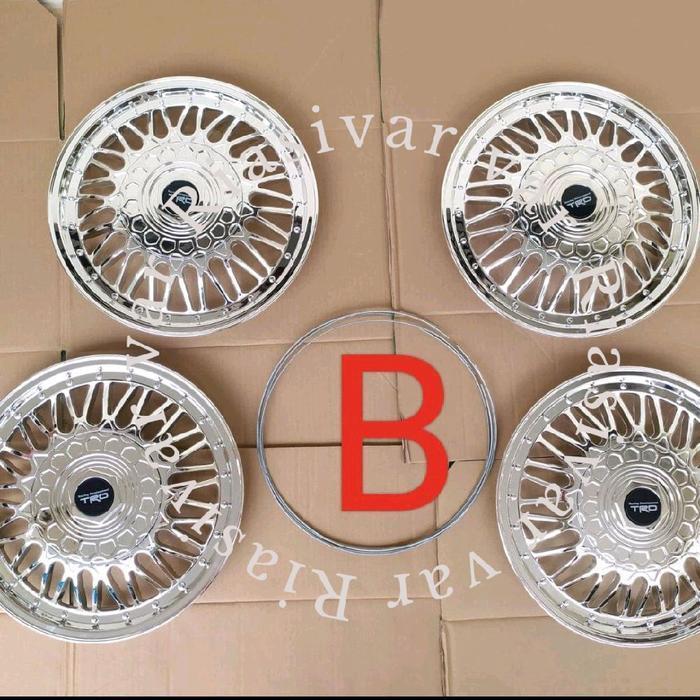 Dop Velg Ring 13 & 14 Full Chrome Mobil Universal Calya Sigra Avanza Xenia Original Dan Terpercaya