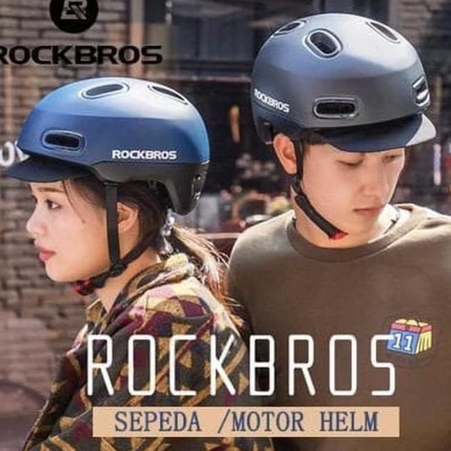 Helm Robros Urban City Helm Sepeda Dahon Brompton Sepeda Lipat Motor