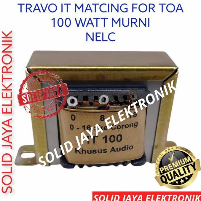 Trikikal- Travo Trafo It 100W Nelc Matching Meicing Mecing For Untuk Speaker Travo 100 W Watt Corong
