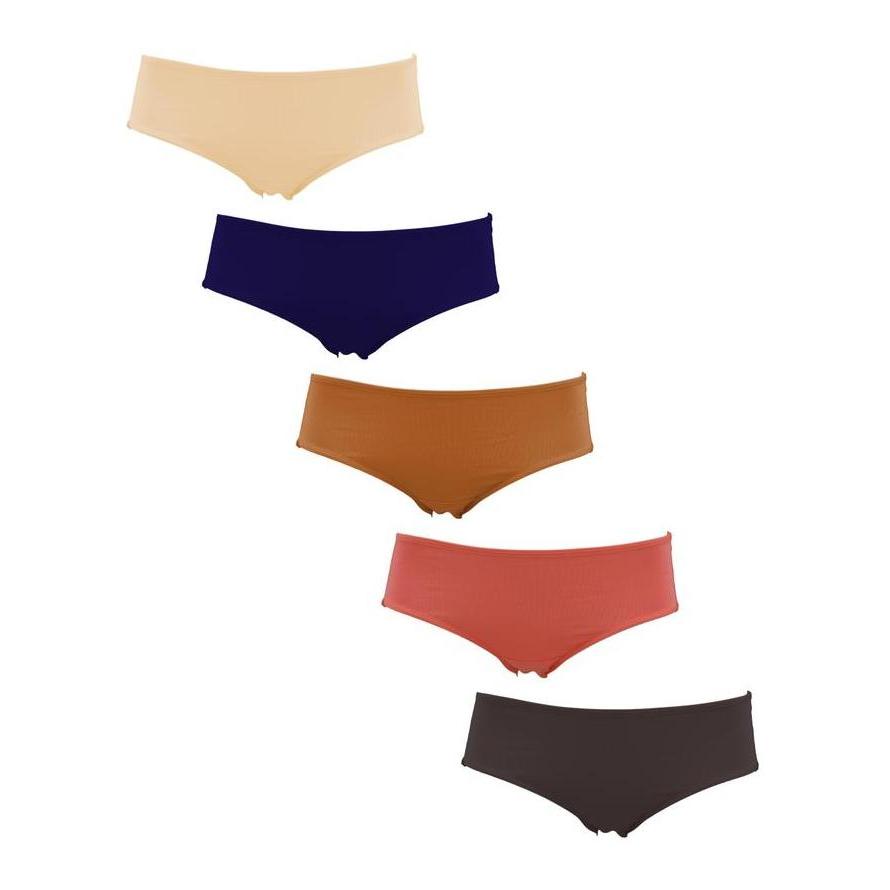 Wkwx- Luludi Saver Pack Panty Lp 64000C - Cotton Fabric - Midi Brief