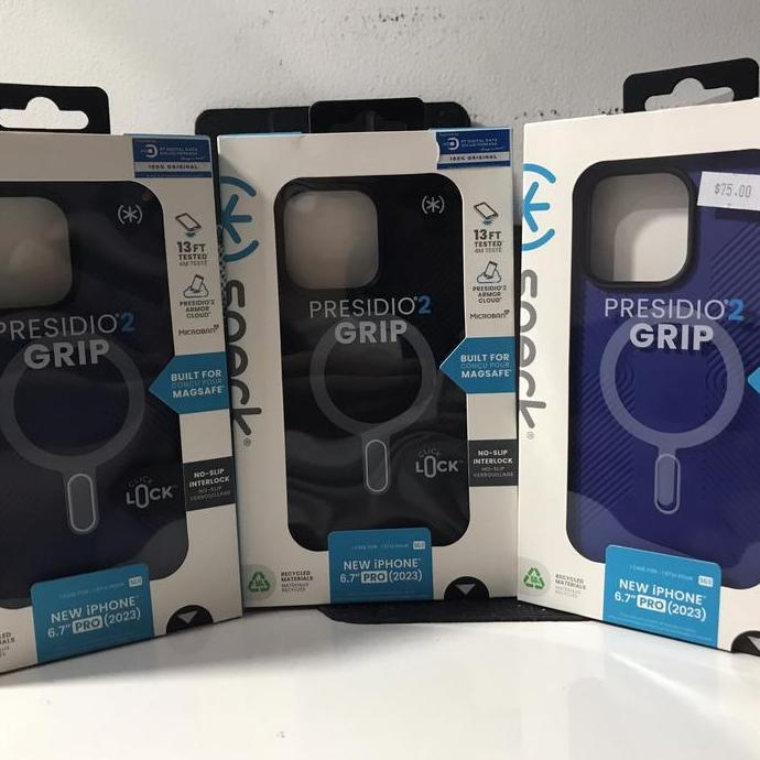 speck presidio2 Grip Magsafe with ClickLock iphone 15 pro max Case Original (TERBAIK) (TERBARU) (TER