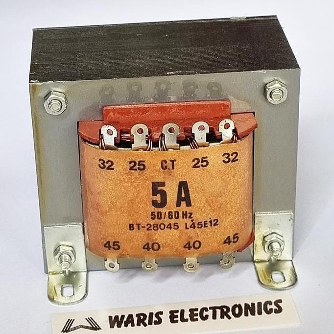 TRAFO BIG CT 5A AMPERE 45V TRAVO ORIGINAL DAN TERPERCAYA