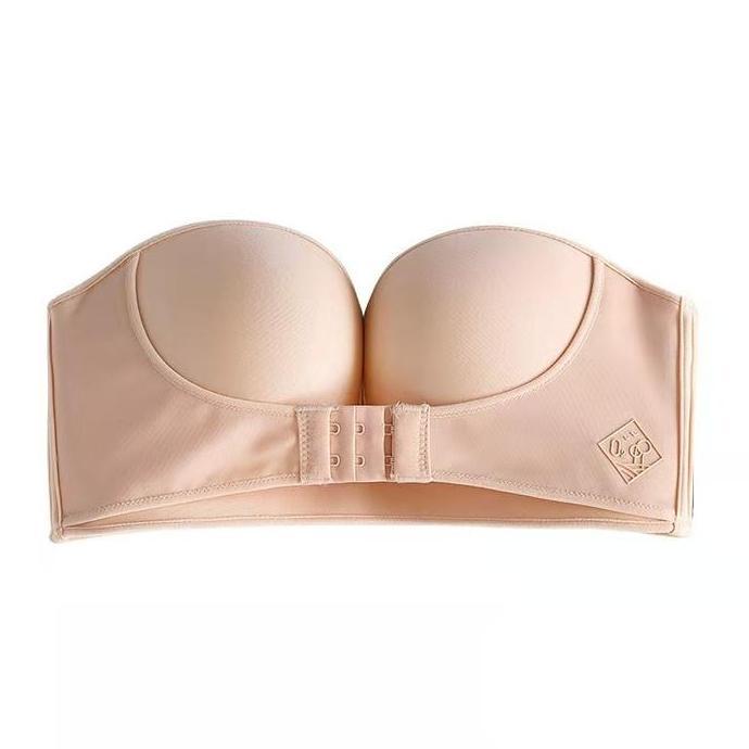Wkwx- Moodstyle // Br1551 Bra Strapless Seamless Wanita Model  Kemben Busa Tipis Tanpa Tali Bh Size 