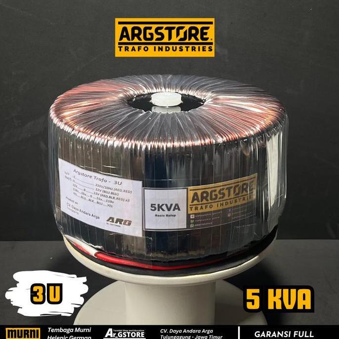 TRAFO TOROID DONAT 5 KVA MURNI SPEK CLASS H ORIGINAL DAN TERPERCAYA