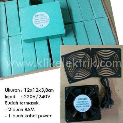 Pcbig- Kipas Komputer Cooling Fan Rayden Pendingin Panel Blower Ac 220V 12Cm