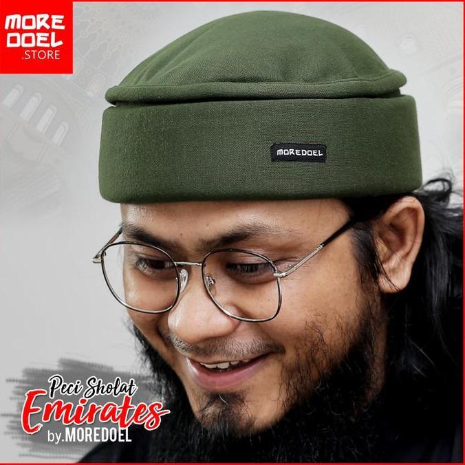 Moredoel - Kopiah Peci Emirates Army Hijaunya Bikin Elegant dan Casual