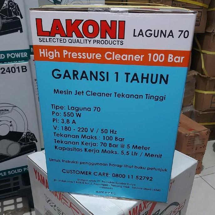 Mesin Steam Cuci Mobil & Motor Jet Cleaner Lakoni Laguna 70 / Laguna 110X