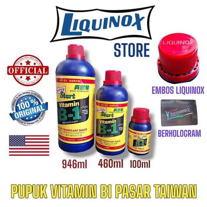 Gardenwill Liquinox Start Vitamin B1 Tanaman 100 Ml Taiwan Vitamin Anggrek