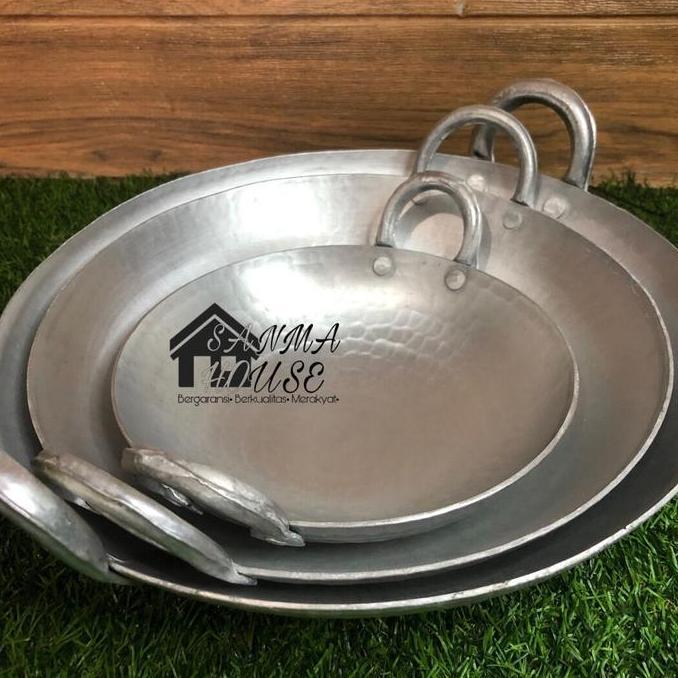 (BEST SELLER) Wajan Garut Satu Set 20 25 30 cm Alumunium Tebal Wajan Anti Lengket