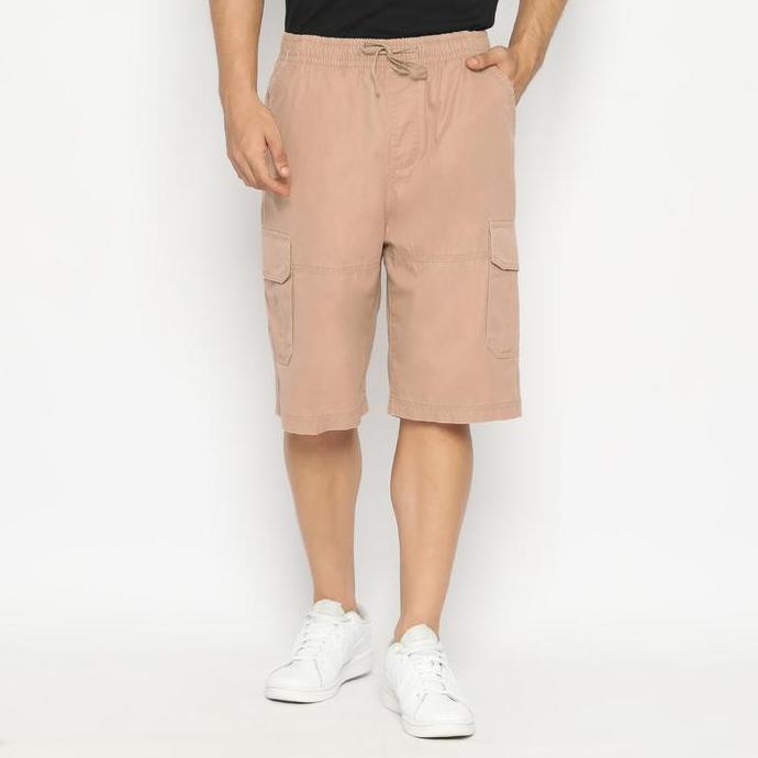 Sale Rbj Celana Pendek Karet Cargo Khaky Pria