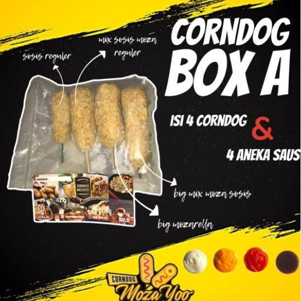 (Allthebest) Corndog mozarella/corndog mozarella box A