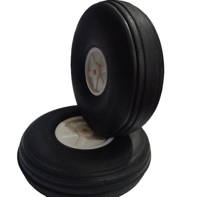 Roda Karet 3 Inch Roda 75Mm Roda Pesawat Rc