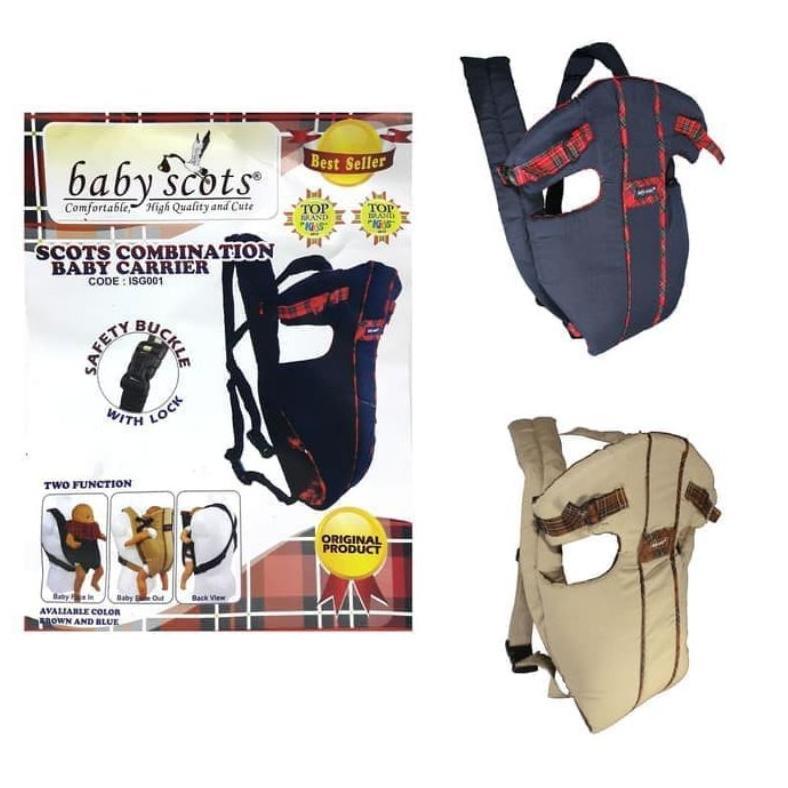 BABY SCOTS-GENDONGAN BAYI DEPAN BAYI BABY SCOTS S ISG001-GENDONGAN DEPAN URU Termurah