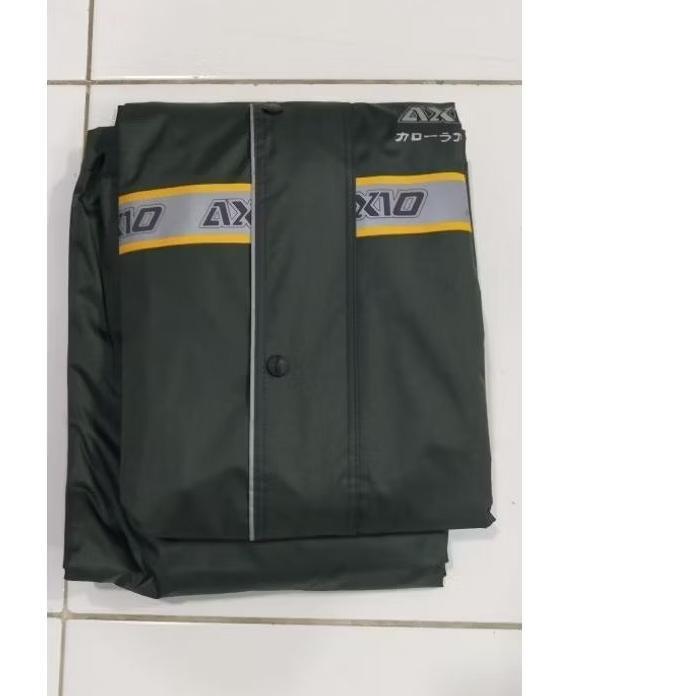 jas hujan axio original 882 silver series   Hijau Army  pria /wanita
