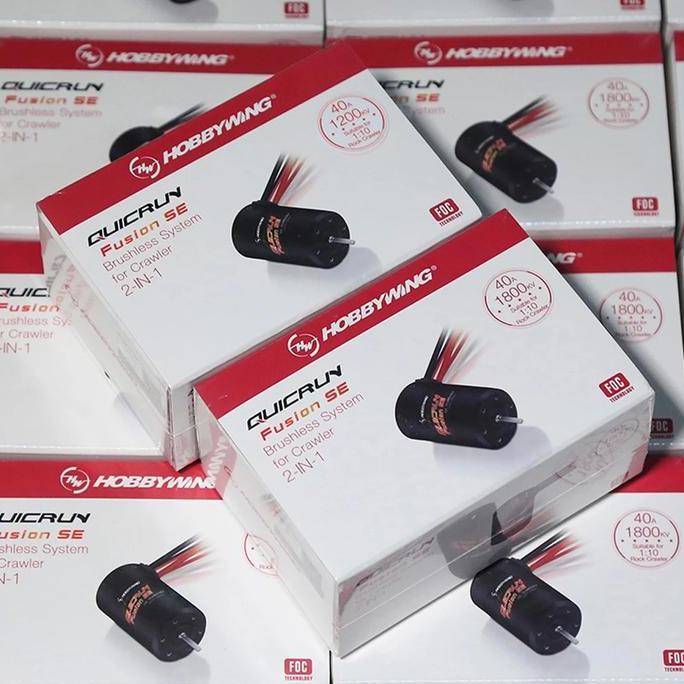 Combo Hobbywing Quicrun Fusion Se Brushless Sensored 1200Kv 1800Kv