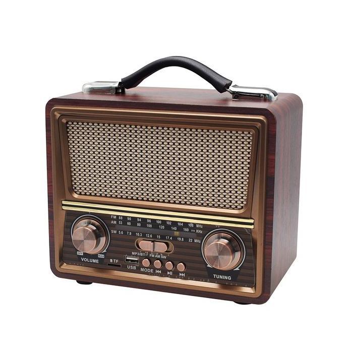 [Expert] Radio Portable Charge FM/AM/SW Speaker Bluetooth Radio TF/USB