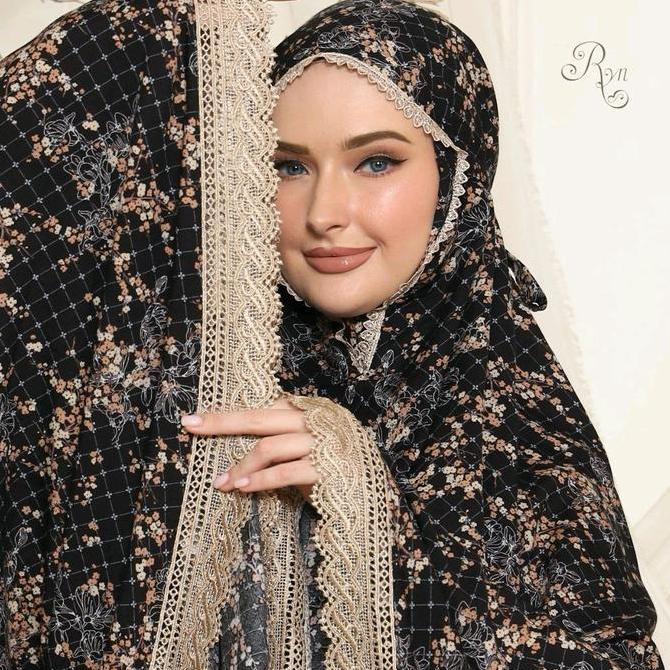 Otwkirim- Ryn Rayyan Official | Mukena Rayyan Emily Series | Mukena Dewasa Travelling Rayon Ryn Jumb