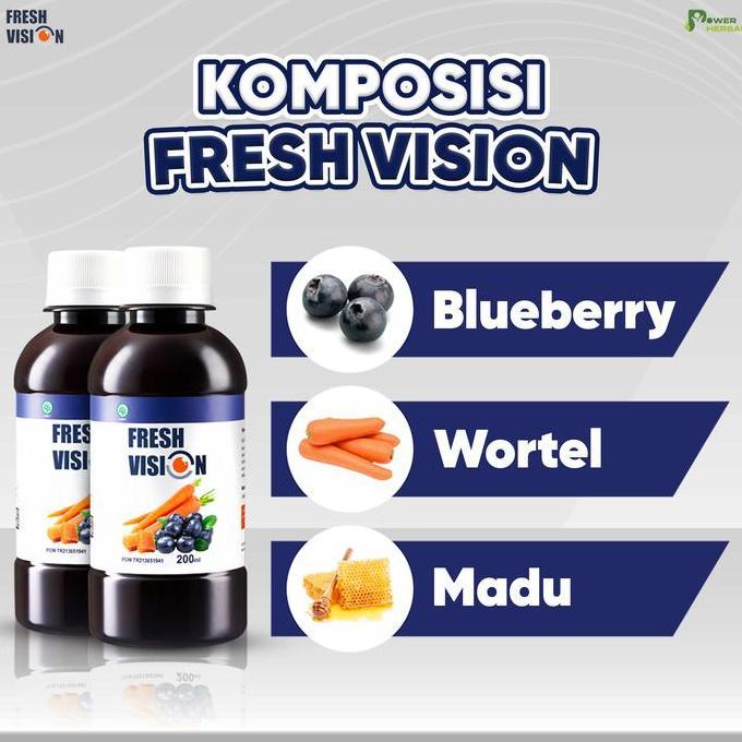 Healtiwi- [Fresh Vision Mini] Paket 2 Botol Fresh Vision - Mata Fresh Bebas Beraktivitas [Bpom & Hal