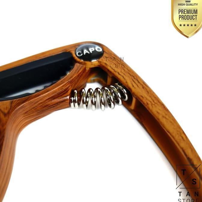 Gongging- Penjepit Kapo Capo Kayu Gitar Akustik Klasik Elektrik