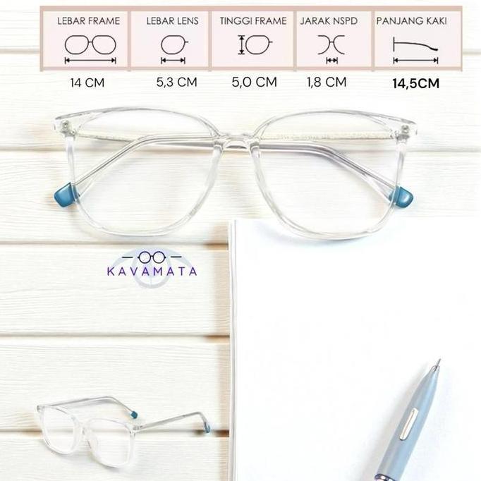 Cute- Kavamata - Frame Moshi Premium Untuk Wajah Oval, Diamond, Bulat Cewek Kacamata