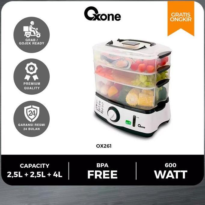 Trikroom- Oxone Ox261 Food Steamer Eco Low Watt