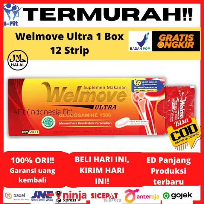 Cod,Bisa- Welmove Ultra Box Isi 12 Strip Suplemen Dan Obat Nyeri Radang Sendi