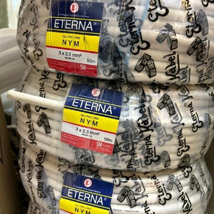 Fastrik- Khusus Jne Kabel Eterna Nym 3X2.5 / Kabel Kawat Eterna Nym 3X2,5 Mm