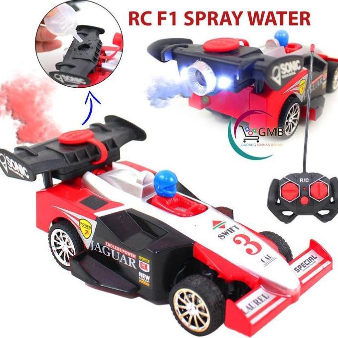 Lansungkirim- Mainan Anak Mobil Rc Nitro Spray Pr-17732 Mobil Remote Offroad Nitro Keluar Asap 1:16