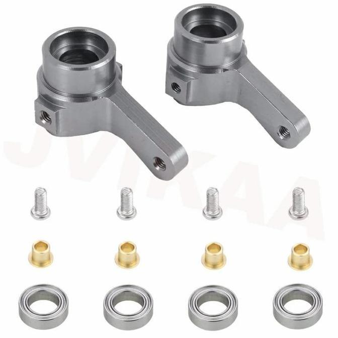 Lansungkirim- Knuckle Set Bearing Bushing Cup Steering Rc Wpl Mn