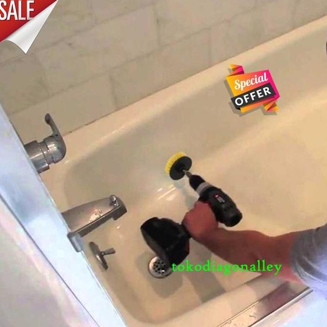 Istimewa- Kepala Sikat Bor Pembersih Elektrik Power Cleaning Head