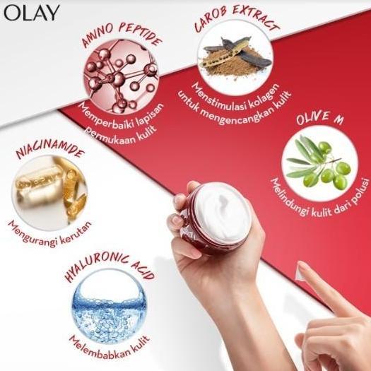 Cantikjamin Olay Regenerist Set Ritual Krim Pelembab Pagi & Sabun Muka Anti Aging