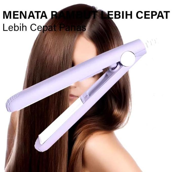 CATOKAN RAMBUT MINI 2IN1 LURUS DAN KERITING MAKE TIME KARAKTER / CATOKAN RAMBUT PORTABLE RAMBUT LURU