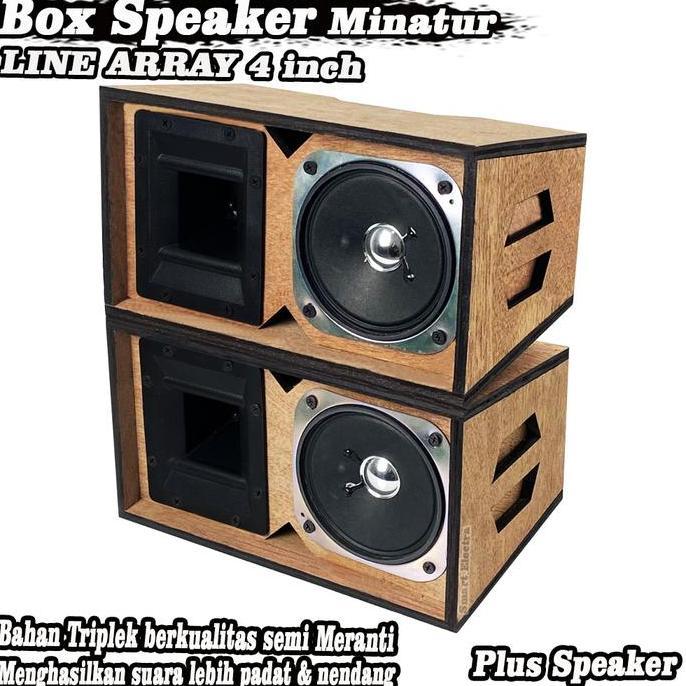 Box Speaker Miniatur Line Array 4 Inch