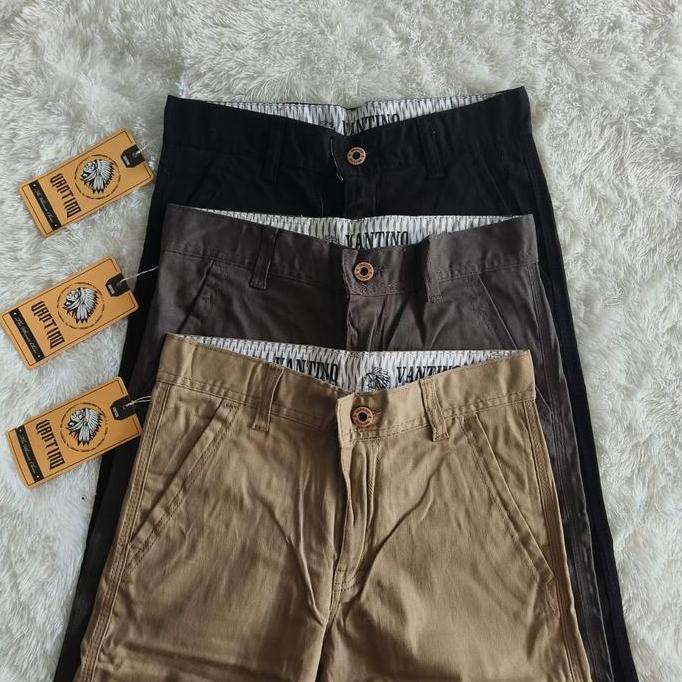 Lansungkirim- Celana Chino Anak Tanggung Panjang Sd Smp Anak Laki-Laki Premium Twill Combed Diamond 