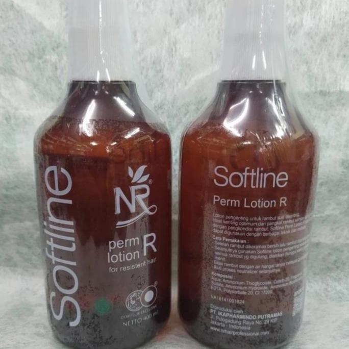 NR Softline Perm Lotion R-400ml Lotion Pengeriting Rambut NR Lotion R
