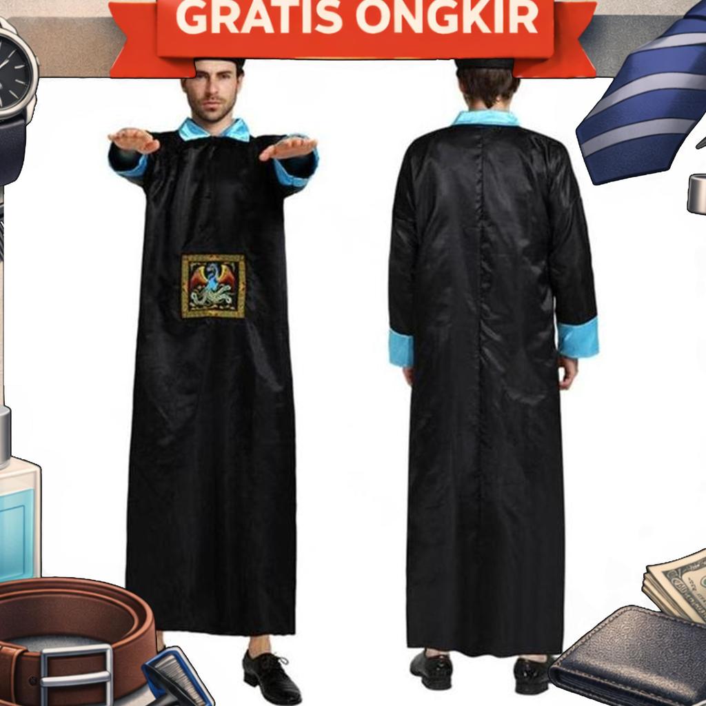 Kostum Vampir Cina Chineese Vampire Dewasa Aksesoris Lengkap Halloween