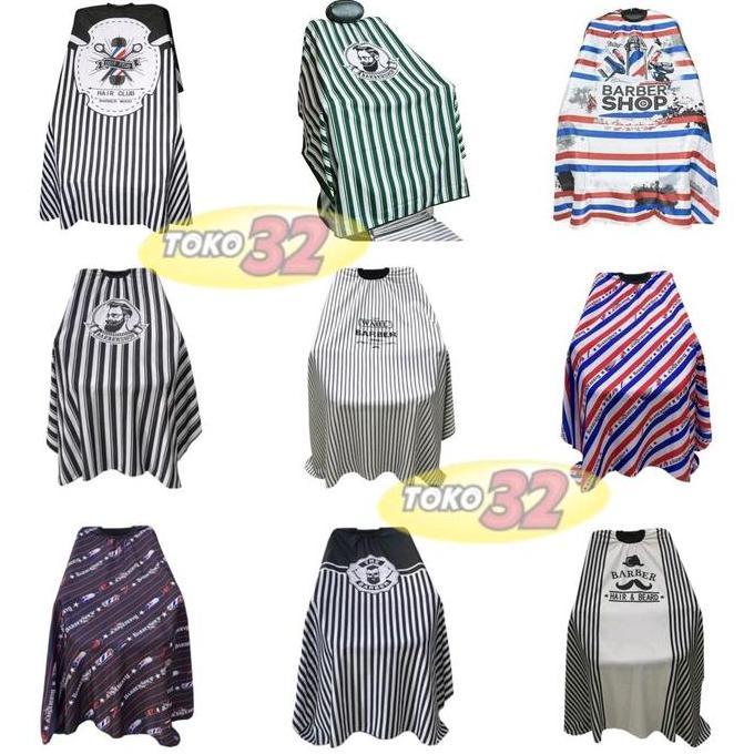 Ayokirim- Kain Kip Potong Rambut Kep Alas Penutup Jubah Cape Cukur Rambut Kap Apron Barbershop Salon