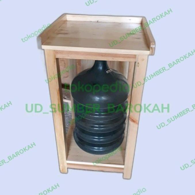 NEW RAK GALON, MEJA DISPENSER GALON, KAYU JATI BELANDA BEST